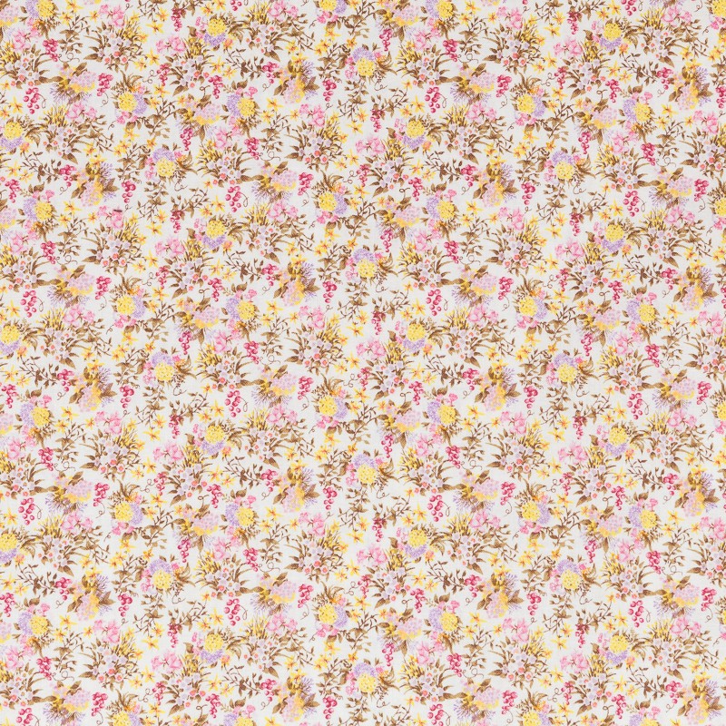 Patchwork-Stoff Gelbe Blumen - Ribes y Casals