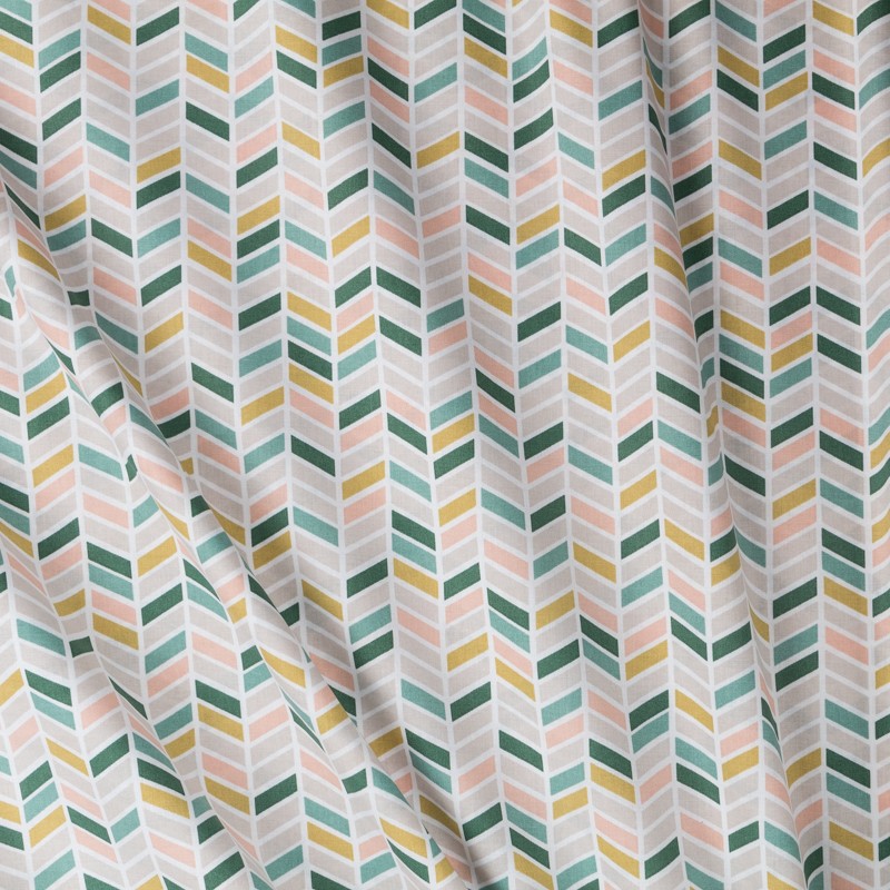 Patchwork-Stoff Fulham Türkis - Ribes y Casals