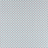 Blauer geometrischer Patchwork-Stoff - Ribes y Casals