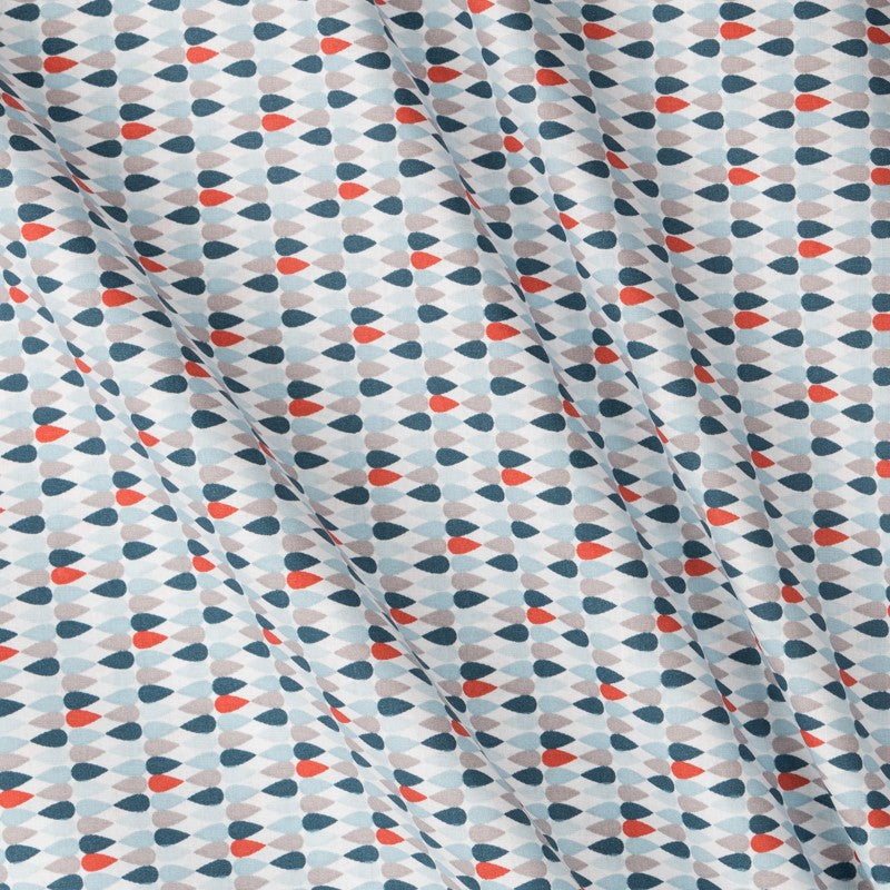 Patchwork-Stofftropfen Blaue Fliese - Ribes y Casals