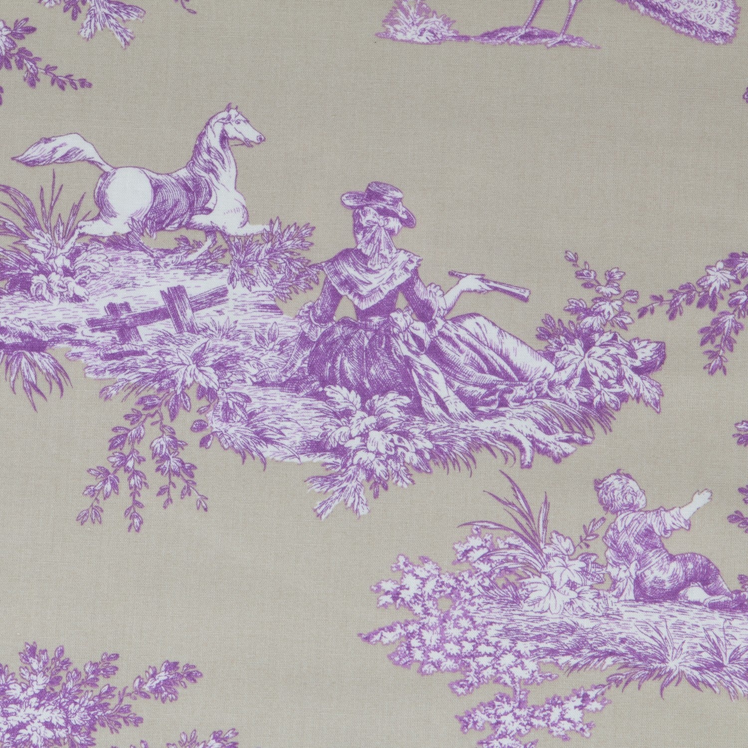 Patchwork-Stoff Pferd Beige - Ribes y Casals