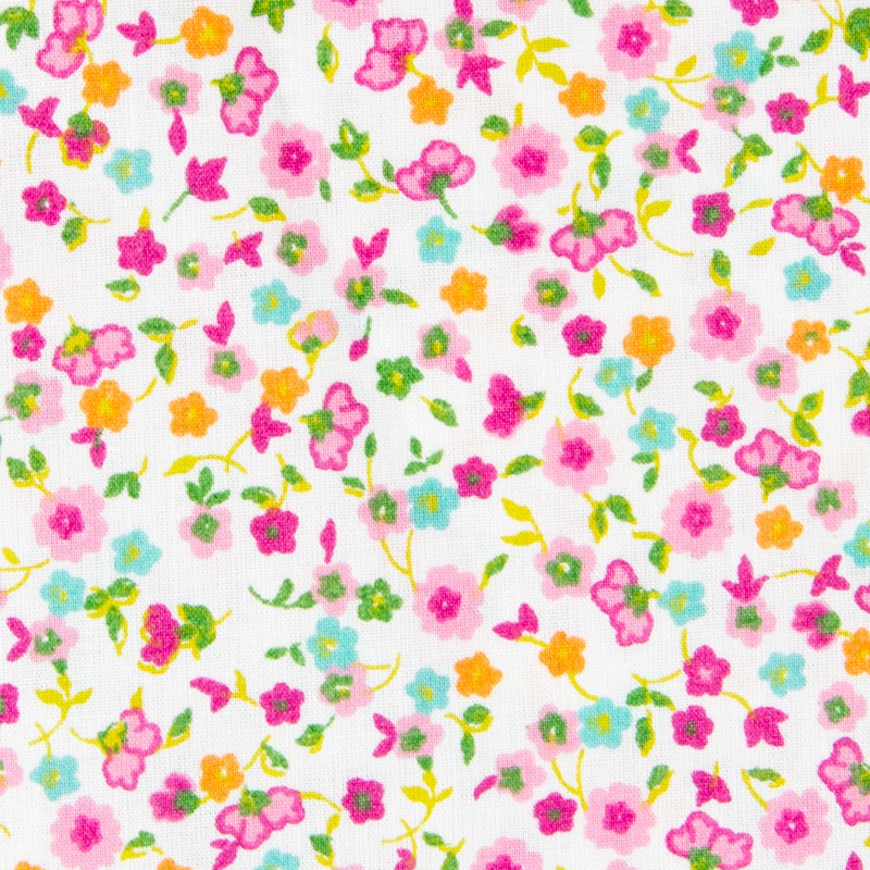 Patchwork Liberty Fuchsia Stoff - Ribes y Casals