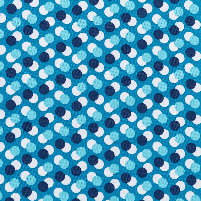 Patchwork Polka Dots Öl-Patchwork-Stoff - Ribes y Casals