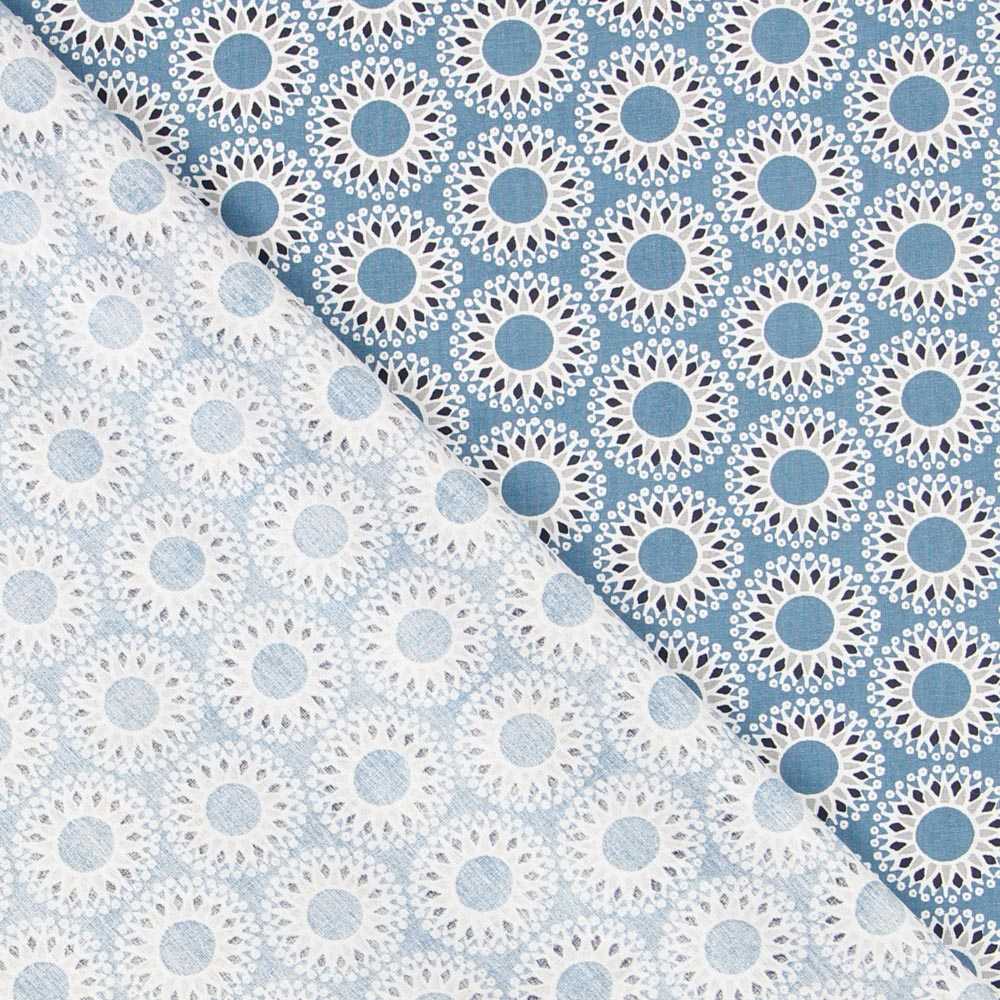 Patchwork-Stoff Malawa Blau - Ribes y Casals