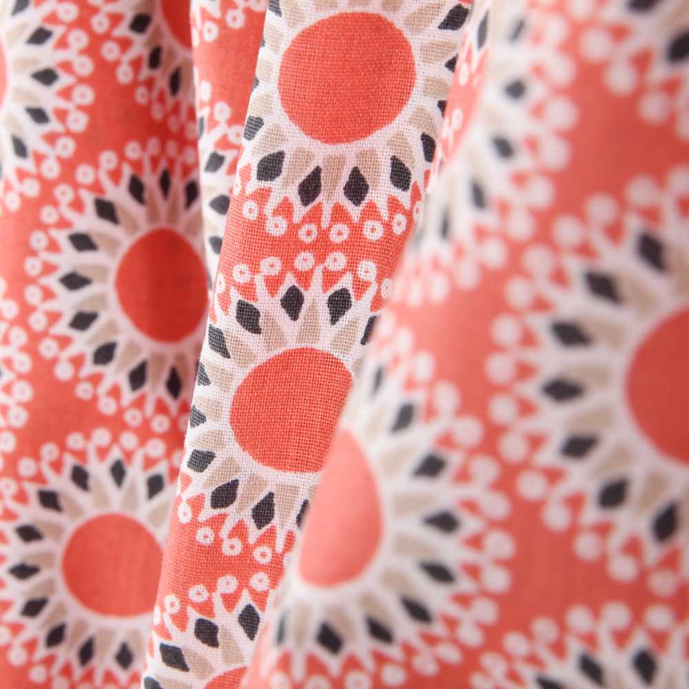 Patchwork-Stoff Malawa Orange - Ribes y Casals