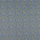 Patchwork-Stoff Großbuchstaben Blau - Ribes y Casals