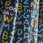 Patchwork-Stoff Großbuchstaben Blau - Ribes y Casals