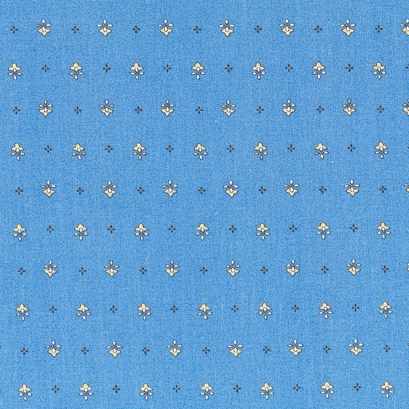 Patchwork-Stoff Blaue Medaille - Ribes y Casals