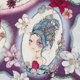 Mirabelle Patchwork-Stoff Midnight Garden Lila - Ribes y Casals