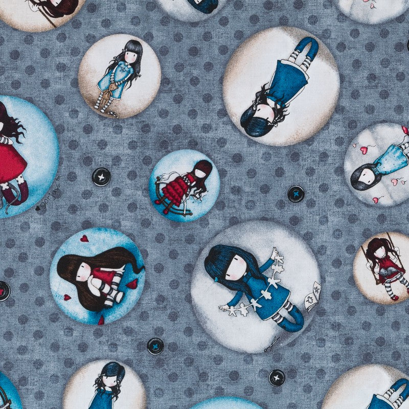 Patchwork-Stoff Gorjuss Doll Denim - Ribes y Casals