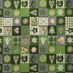 Patchwork-Stoff Weihnachten Grün - Ribes y Casals