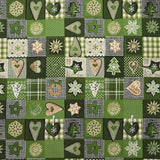 Patchwork-Stoff Weihnachten Grün - Ribes y Casals