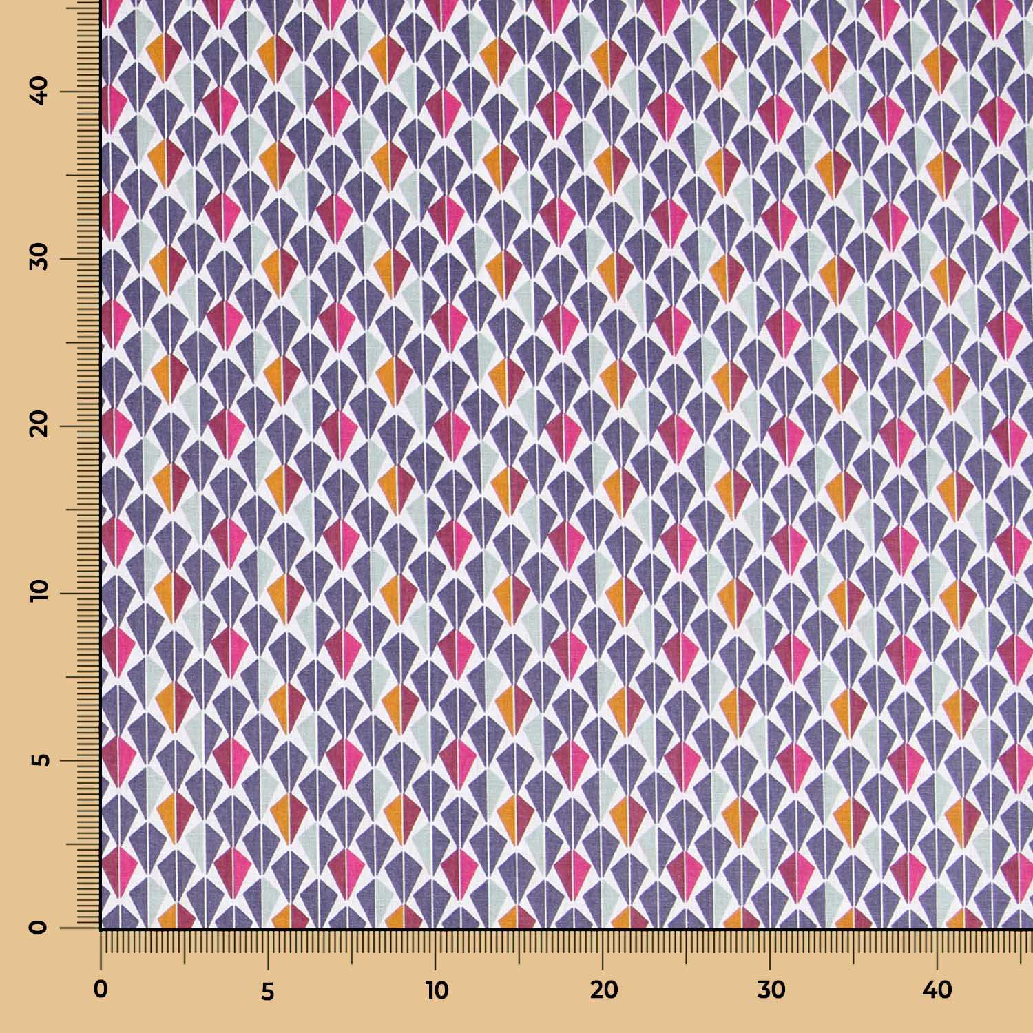 Patchwork-Stoff Odeca Violett - Ribes y Casals