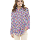 Patchwork-Stoff Odeca Violett - Ribes y Casals