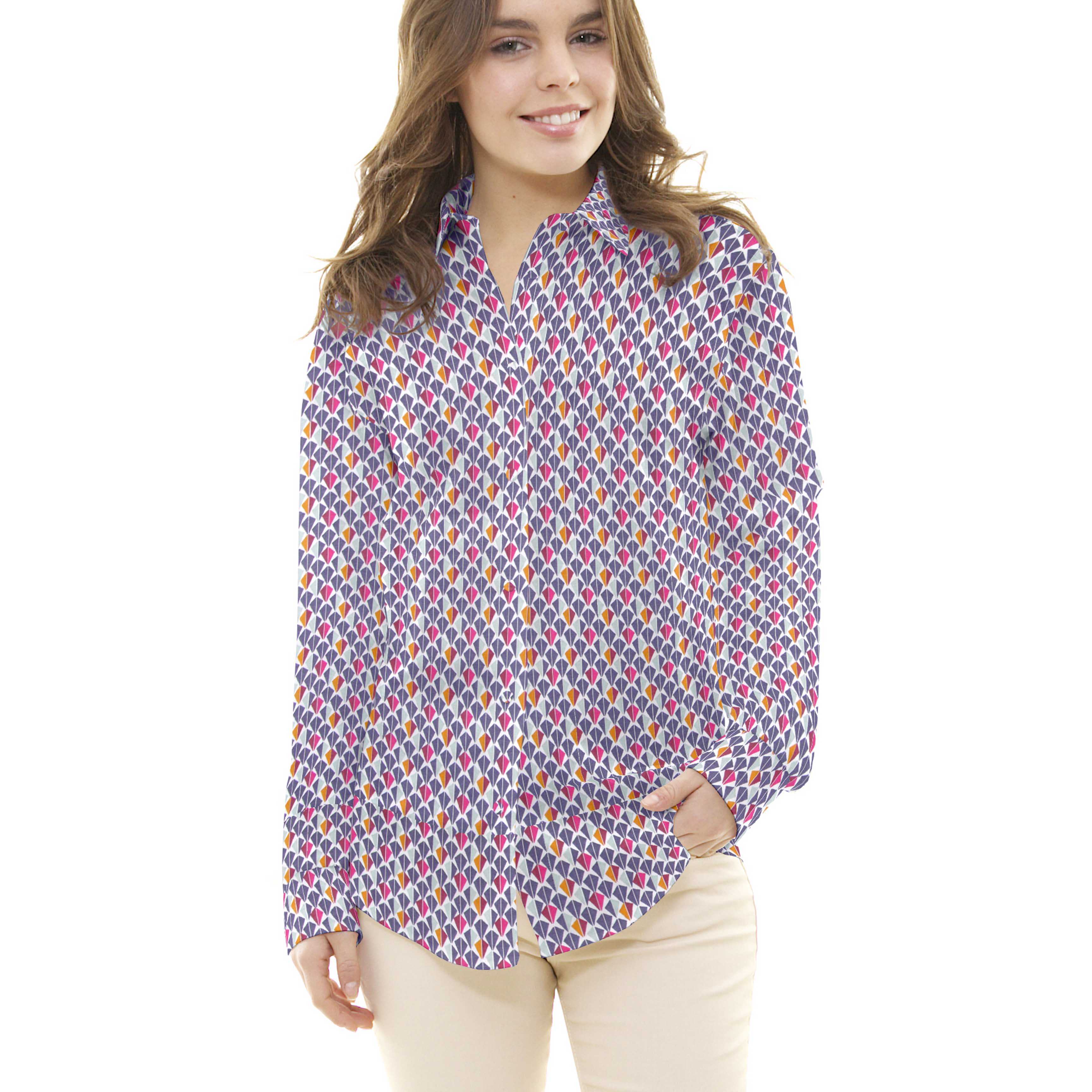Patchwork-Stoff Odeca Violett - Ribes y Casals
