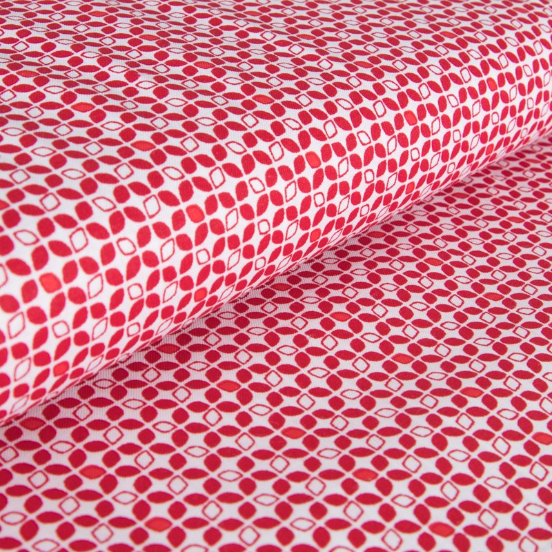 Rote Blütenblätter Patchwork-Stoff - Ribes y Casals
