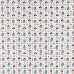 Patchwork-Stoff Orange Stücke - Ribes y Casals