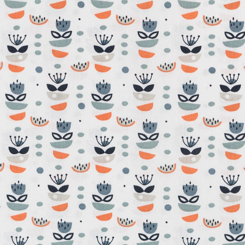 Patchwork-Stoff Orange Stücke - Ribes y Casals