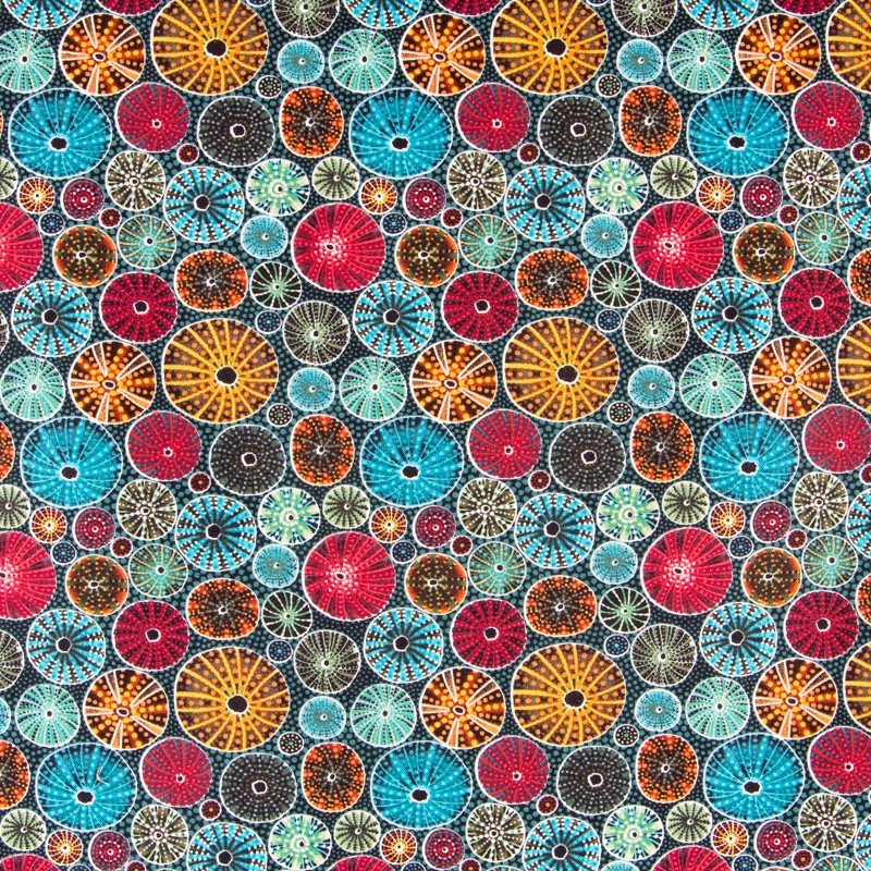 Patchwork-Stoff Psicodelic Multicolour - Ribes y Casals