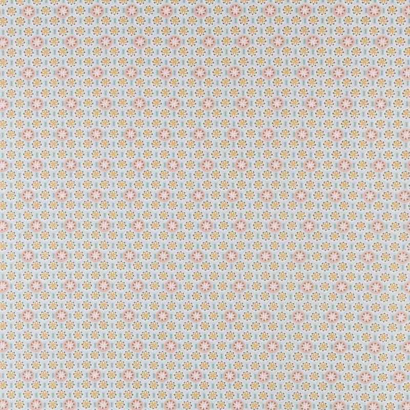 Patchwork-Stoff-Räder Wasser Grün - Ribes y Casals