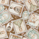 Patchworkstoff Santoro's Mirabelle Kamel - Ribes y Casals