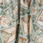 Santoro's Mirabelle Patchwork-Stoff Blassgrün - Ribes y Casals