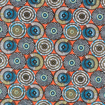 Patchwork-Stoff Soweto Orange - Ribes y Casals