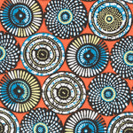 Patchwork-Stoff Soweto Orange - Ribes y Casals