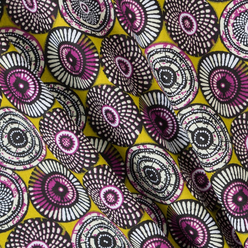 Patchwork-Stoff Soweto Grün - Ribes y Casals