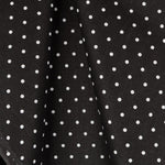 Patchwork-Stoff Polka Dots Schwarzer Hintergrund - Ribes y Casals