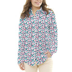 Dreiecke Fuchsia Patchwork-Stoff - Ribes y Casals