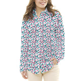 Dreiecke Fuchsia Patchwork-Stoff - Ribes y Casals