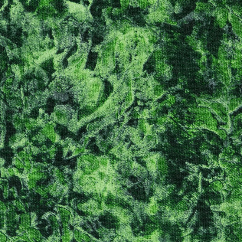 Patchwork-Stoff Vegetation Grün - Ribes y Casals