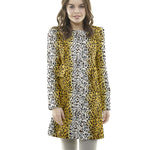 Gelber Leopard-Tierhaar-Stoff - Ribes y Casals