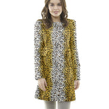 Gelber Leopard-Tierhaar-Stoff - Ribes y Casals