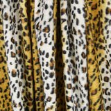 Gelber Leopard-Tierhaar-Stoff - Ribes y Casals