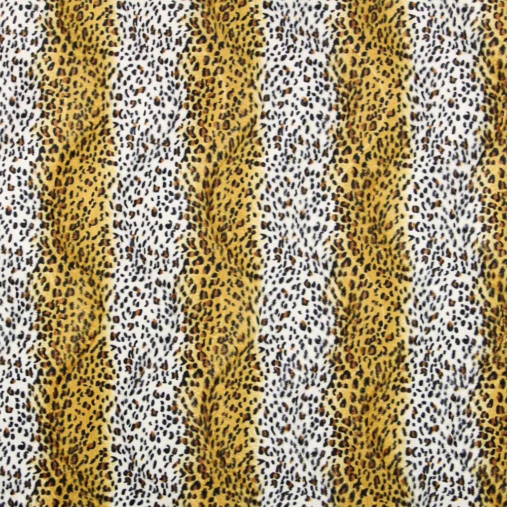 Gelber Leopard-Tierhaar-Stoff - Ribes y Casals