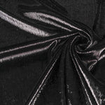 Lurex Affenhaar-Stoff Schwarz - Ribes y Casals