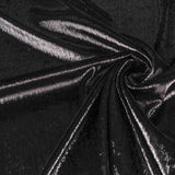 Lurex Affenhaar-Stoff Schwarz - Ribes y Casals