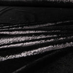 Lurex Affenhaar-Stoff Schwarz - Ribes y Casals