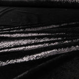 Lurex Affenhaar-Stoff Schwarz - Ribes y Casals