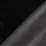 Lurex Affenhaar-Stoff Schwarz - Ribes y Casals