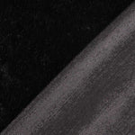 Lurex Affenhaar-Stoff Schwarz - Ribes y Casals