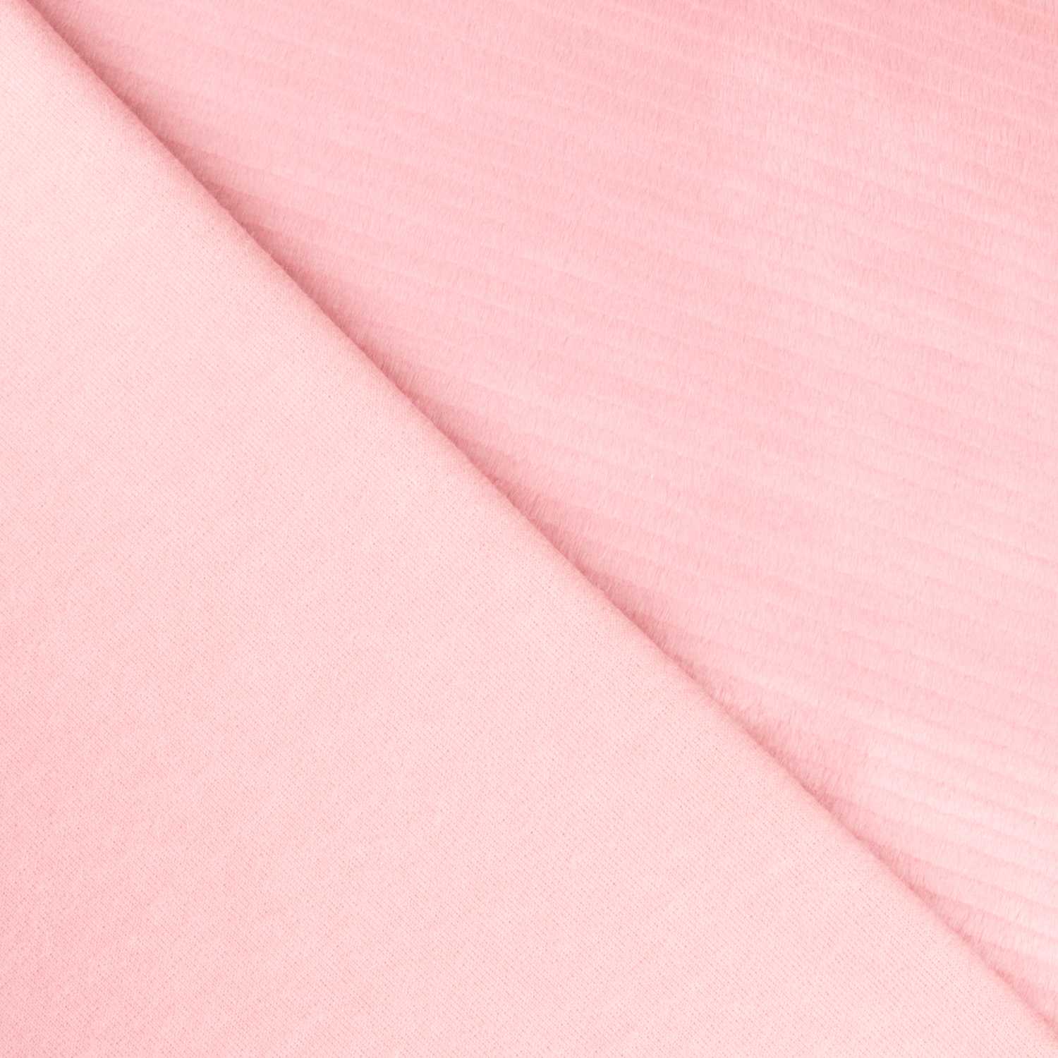 Stoff Pelo Winter Rosa Gestreift - Ribes y Casals