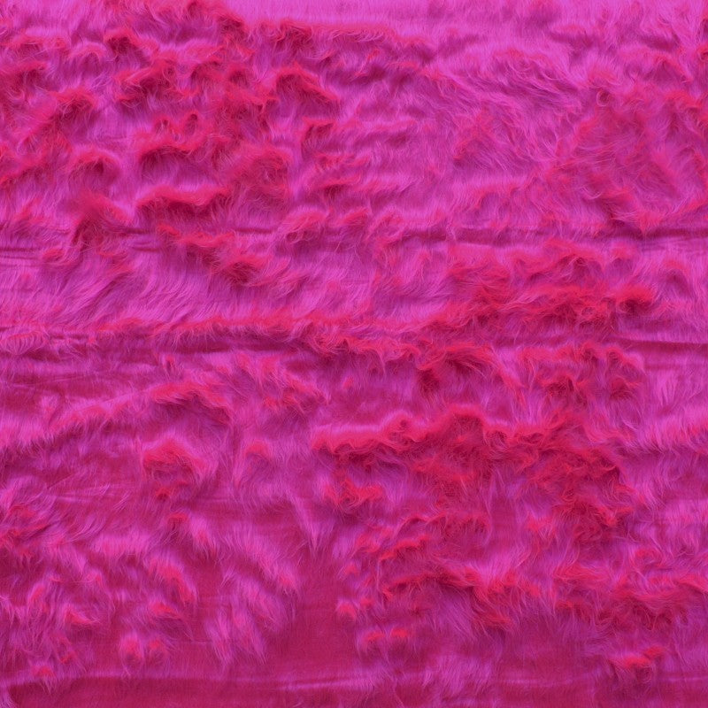 Reststück Stoff mit langen Haaren, fuchsia, Karneval – verschiedene Maße x Breite 150 cm - Ribes y Casals