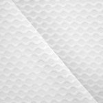 Stoff Pique Baumwolle Cotton Waves Weiß - Ribes y Casals