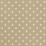 Pique Canutillo Stars Stoff Camel Hintergrund - Ribes y Casals
