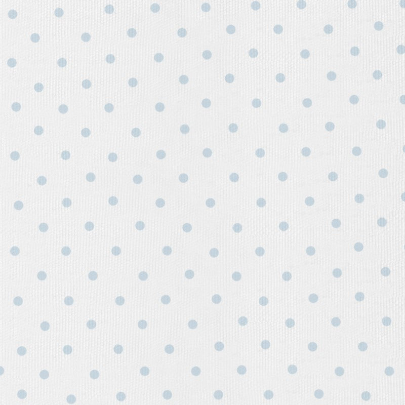 Pique Canutillo Polka Dots Himmelblau Stoff - Ribes y Casals