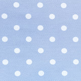 Stoff Piqué Polka Dot Weiß - Ribes y Casals