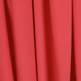 Einfarbiger korallenroter elastischer Gabardine-Stretch-Stoff - Ribes y Casals